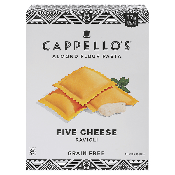 Save on Cappello's Ravioli Five Cheese Grain Free Gluten Free Frozen