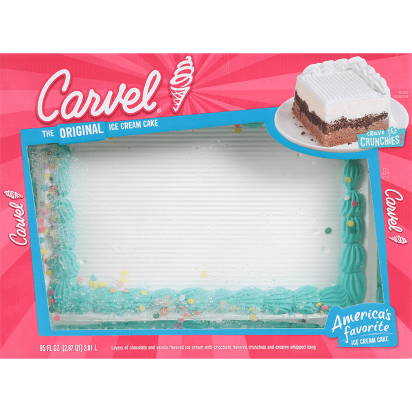 Save on Carvel Original Chocolate & Vanilla Ice Cream Cake with
