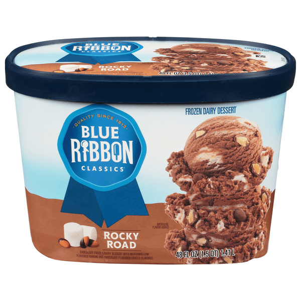 Save on Blue Ribbon Classics Frozen Dairy Dessert Rocky Road Order