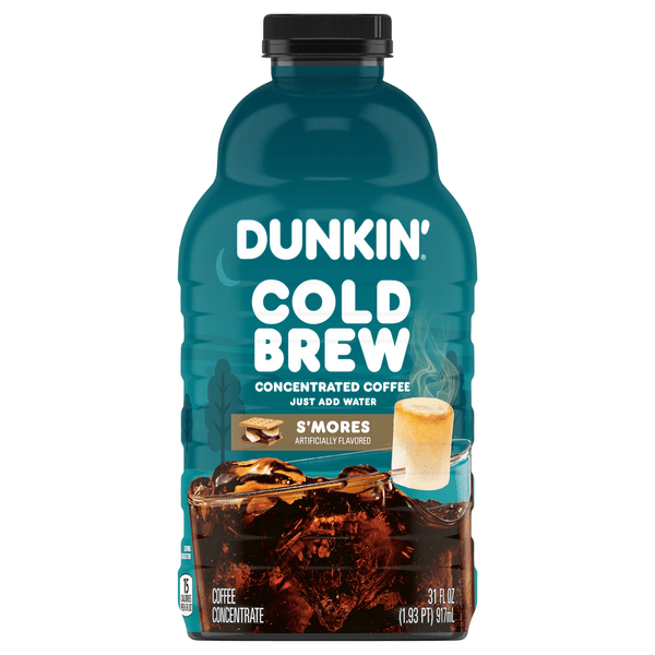 Save on Dunkin' Cold Brew S'mores Concentrated Coffee Order Online