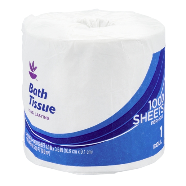 Giant Toilet Paper 1000 Sheets Per Roll 1Ply Unscented Ct Pkg Giant