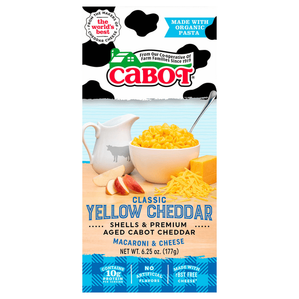 Save on Cabot Macaroni & Cheese Classic Yellow Cheddar Order Online