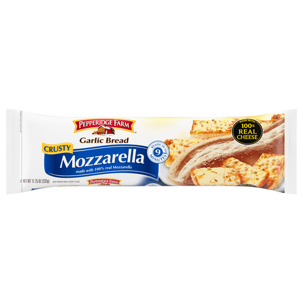 Save on Pepperidge Farm Garlic Bread Crusty Mozzarella Frozen Order