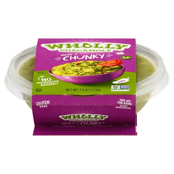 Save on Wholly Guacamole Homestyle Chunky Medium Refrigerated Order