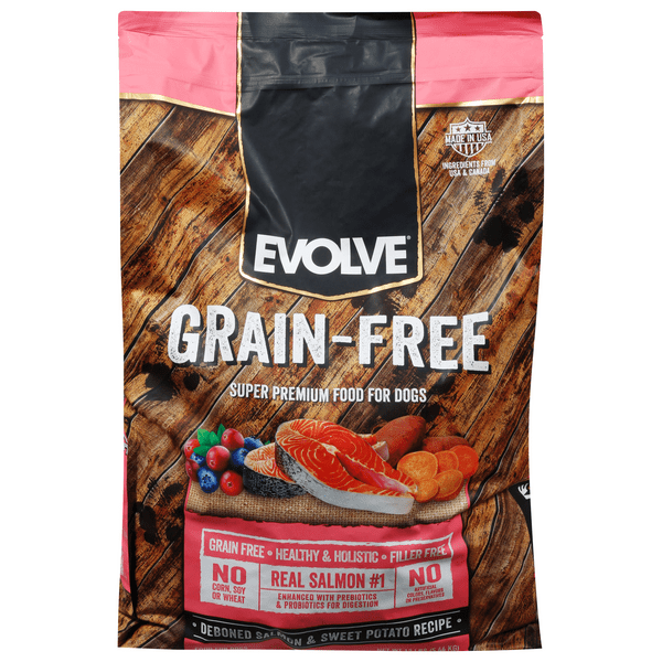 Save on EVOLVE GrainFree Super Premium Dry Dog Food Salmon & Sweet