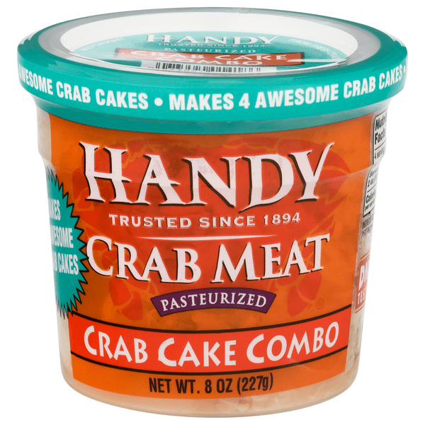 Save on Handy Crab Cake Combo Crab Meat Pasteurized Order Online