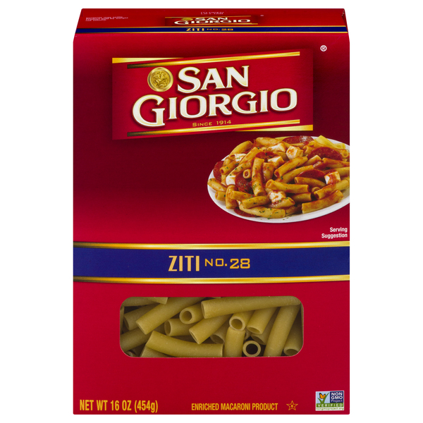 San Baked Ziti Recipe On Box