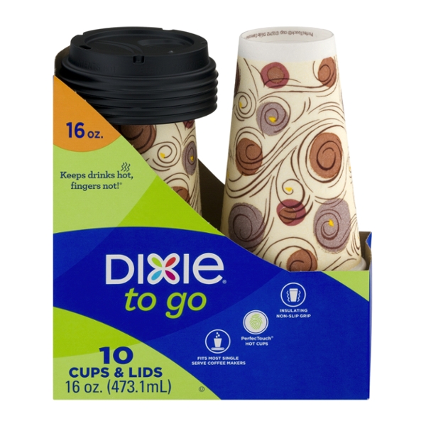 Save on Dixie To Go Cups & Lids 16 oz Order Online Delivery Giant