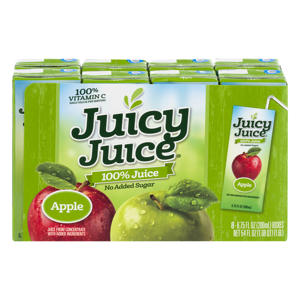 Save on Juicy Juice 100 Apple Juice Boxes 8 pk Order Online Delivery