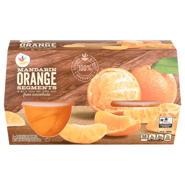 Save on Giant Fruit Cups Mandarin Orange Segments in 100 Juice 4 ct