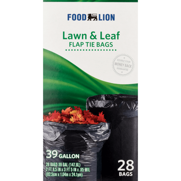 Save on Food Lion Lawn & Leaf Flap Tie Bags 39 Gallon Order Online