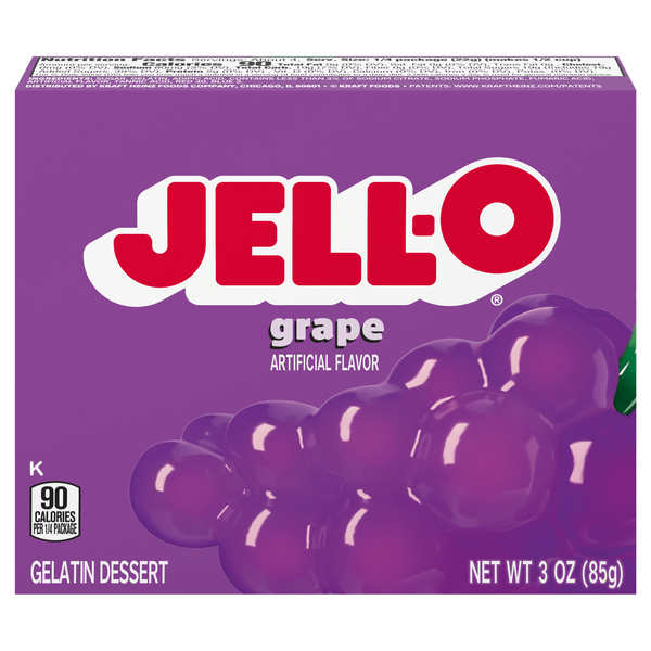 Save on JellO Gelatin Dessert Grape Order Online Delivery Food Lion