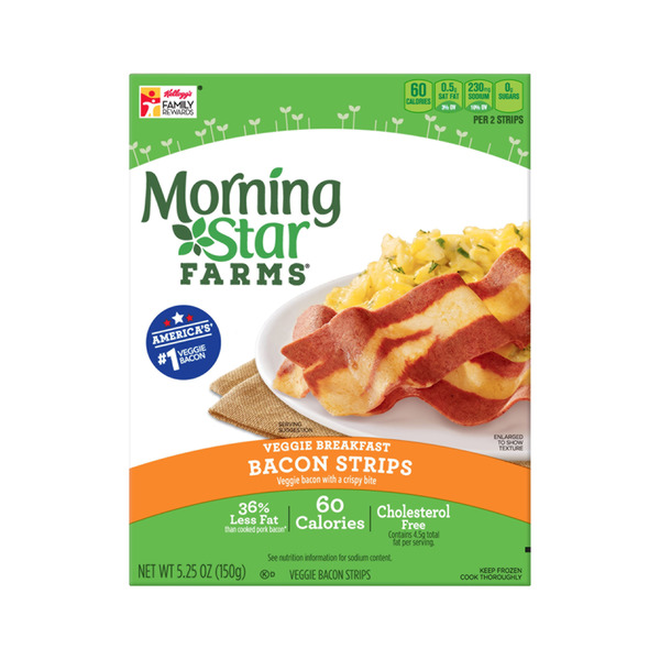 Save on MorningStar Farms Breakfast Veggie Bacon Strips apx 18 ct