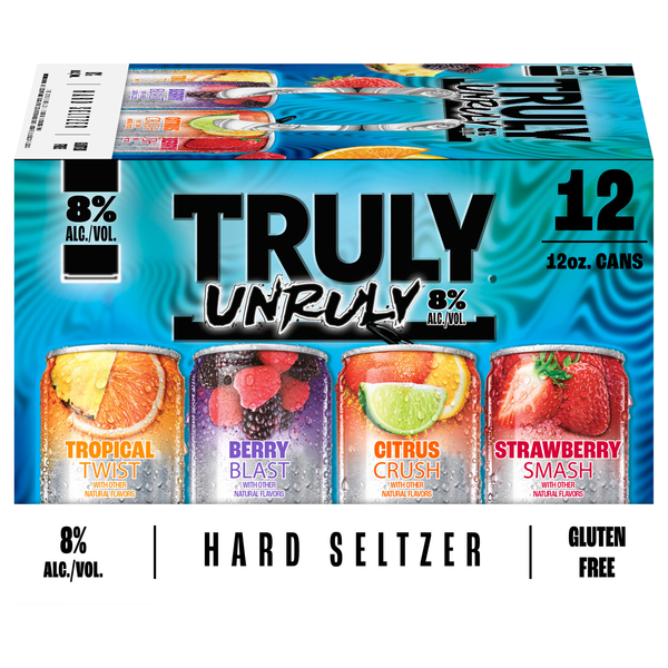Save on TRULY Unruly Hard Seltzer Variety Pack 12 pk Order Online