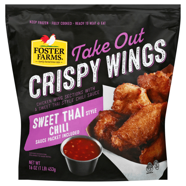 Save on Foster Farms Take Out Sweet Crispy Wings Sweet Thai Style Chili