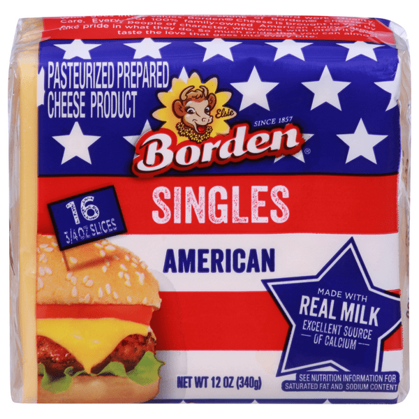 Save on Borden American Cheese Product Singles 16 ct Order Online Delivery Stop & Shop