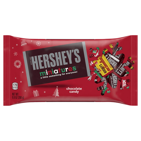 Save on Hershey's Miniatures Christmas Chocolate Candy Bars Order Online Delivery Stop & Shop