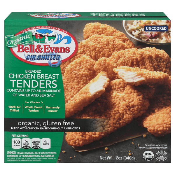 Save on Bell & Evans Air Chilled Breaded Chicken Tenders Gluten Free