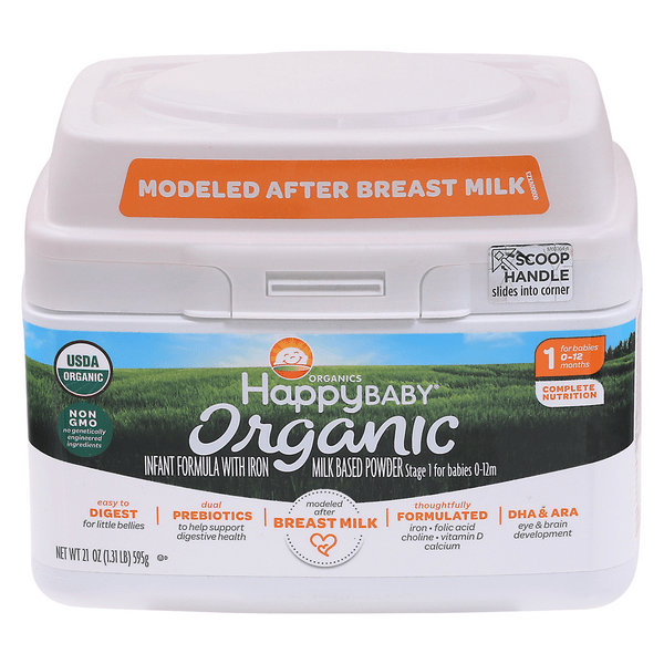 Save on Happy Baby Organics Stage 1 Milk Based Infant Formula with Iron