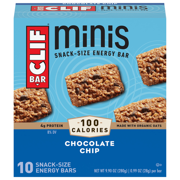 Save on CLIF Minis Organic Chocolate Chip Snack Size Energy Bars 10
