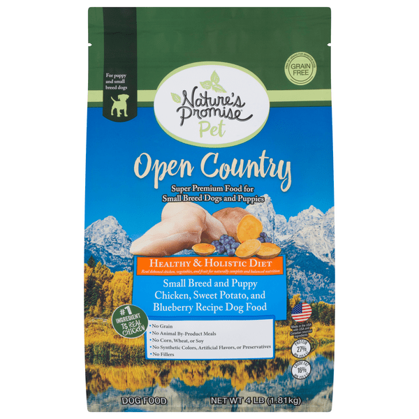 Save on Nature's Promise Pet Open Country Dry Dog Food Chicken Sweet