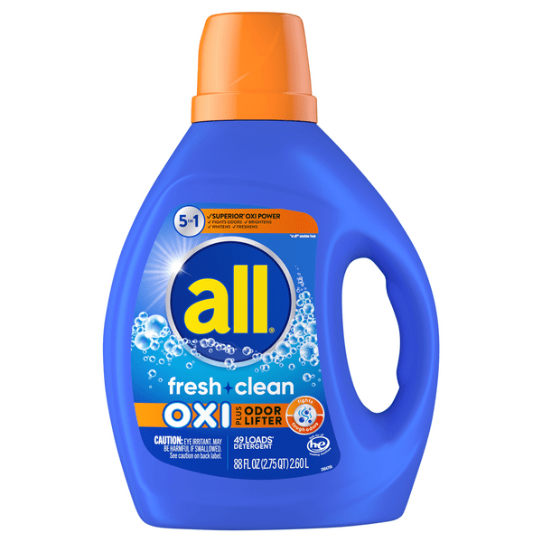 Save on all Oxi 5n1 Fresh + Clean Oxi Plus Odor Lifter Liquid Laundry