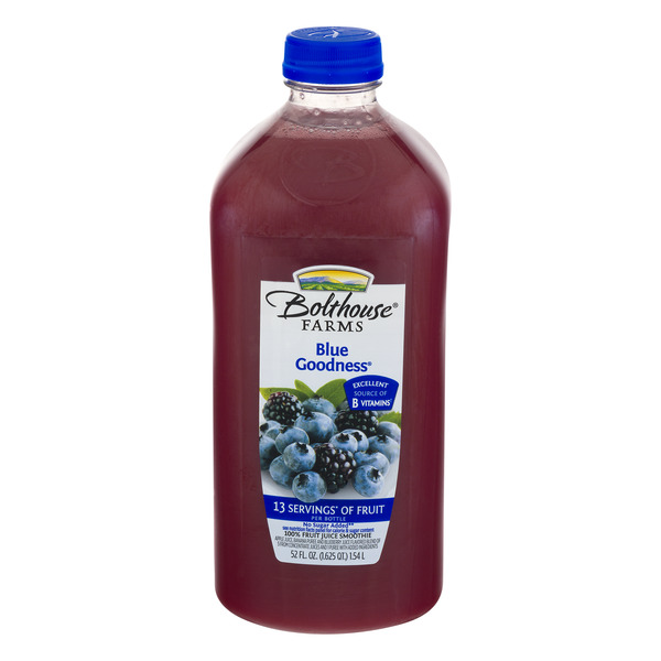 Save on Bolthouse Farms Blue Goodness 100 Juice Fruit Smoothie Fresh