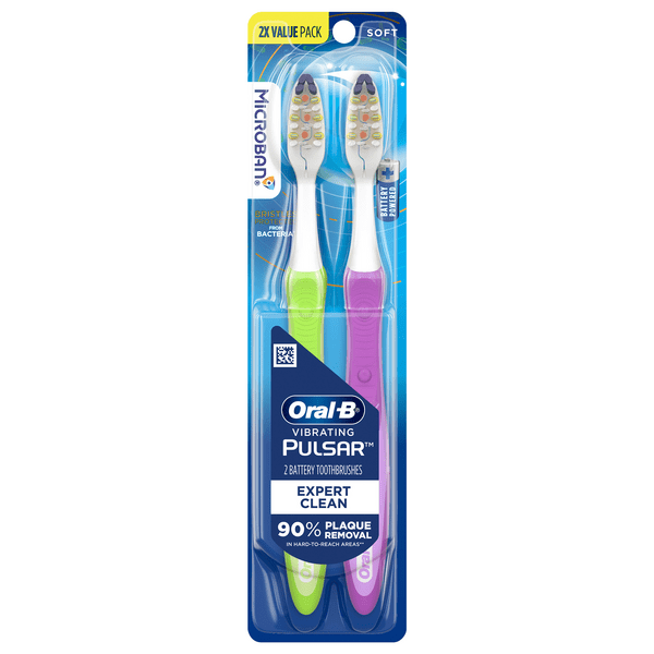 Save on OralB Pulsar Expert Clean Battery Powered Toothbrushes Soft