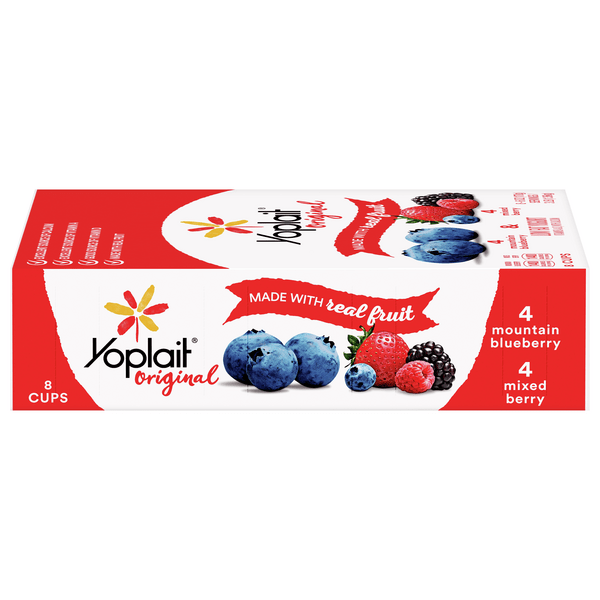 Save on Yoplait Original Yogurt Mountain Blueberry & Mixed Berry 8 ct