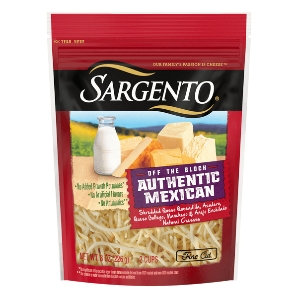 Save on Sargento Off The Block Authentic Mexican Cheese Blend Shredded