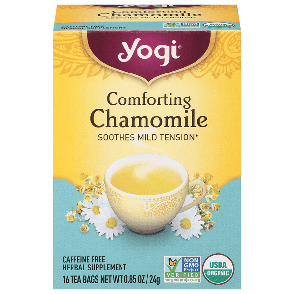 Save on Yogi Comforting Chamomile Herbal Tea Bags Caffeine Free Organic