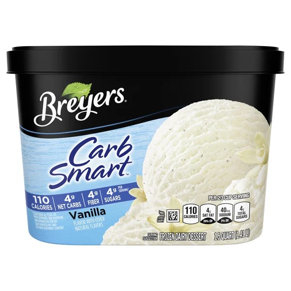 Save on Breyers Carb Smart Frozen Dairy Dessert Vanilla Order Online Delivery Giant