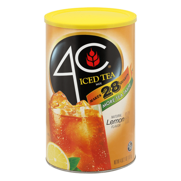 Save on 4C Iced Tea Mix Lemon Flavor Makes 28 Quarts Order Online