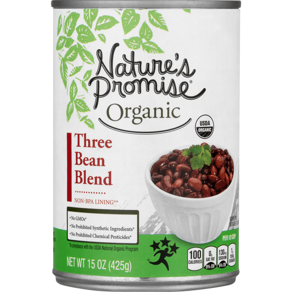 Save on Nature's Promise Organic Three Bean Blend Order Online Delivery