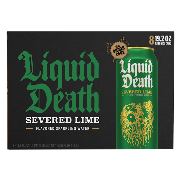 Save on Liquid Death Severed Lime Sparkling Water 8 pk Order Online