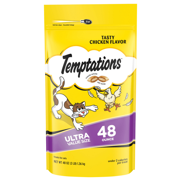 Save on Temptations Crunchy & Soft Cat Treats Tasty Chicken Flavor