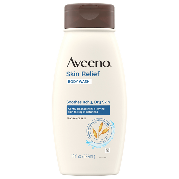 Save on Aveeno Skin Relief Body Wash for Itchy Dry Skin Fragrance Free