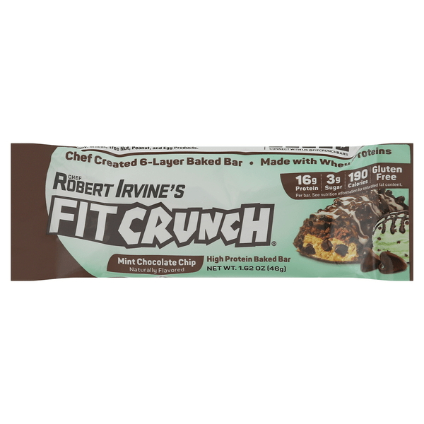 Save on FITCRUNCH Whey Protein Baked Bar Mint Chocolate Chip Order Online Delivery Stop & Shop