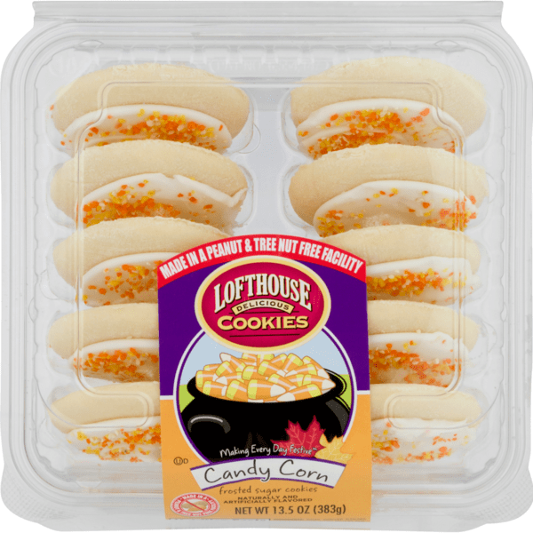 Save on Lofthouse Candy Corn Frosted Sugar Cookies 10 ct Order Online