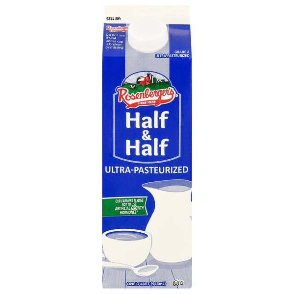 Save on Rosenberger's Dairies Half & Half UltraPasteurized Order Online Delivery GIANT