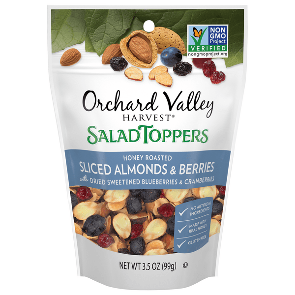 Save on Orchard Valley Harvest Salad Toppers Honey Roasted Sliced