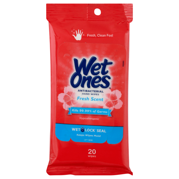 Save on Wet Ones Antibacterial Hand Wipes Fresh Scent Travel Pack Order