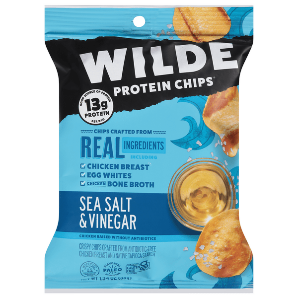 Save on Wilde Protein Chips Sea Salt & Vinegar Gluten Free Order Online
