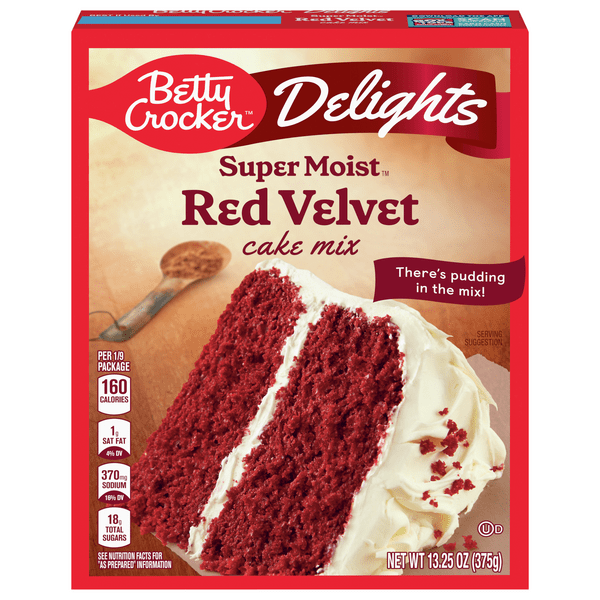 Save on Betty Crocker Delights Super Moist Cake Mix Red Velvet Order