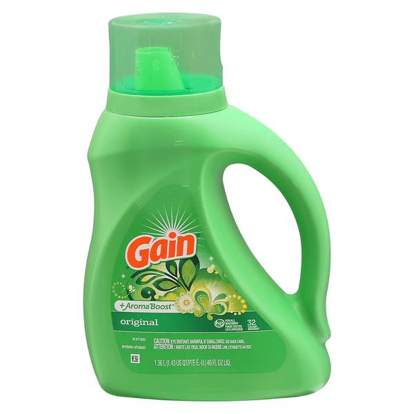 Save on Gain +Aroma Boost Liquid Laundry Detergent Original Order