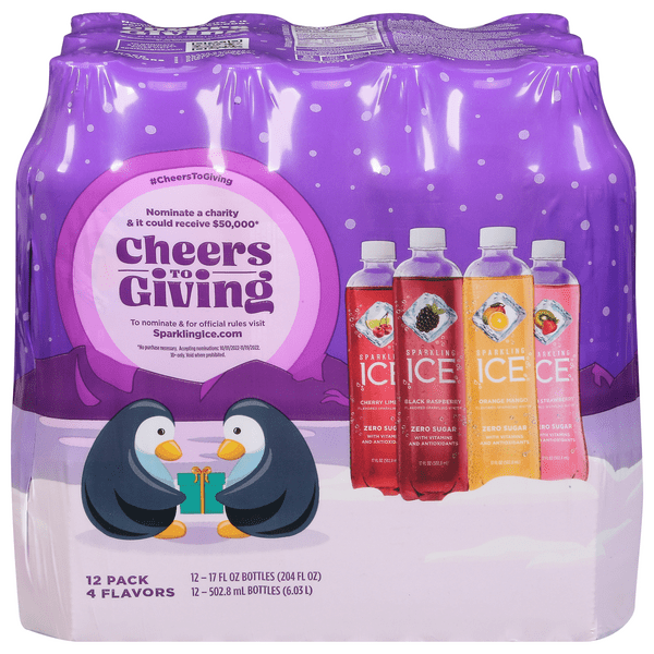Save on Sparkling Ice Sparkling Water Purple Variety Pack 12 pk Order