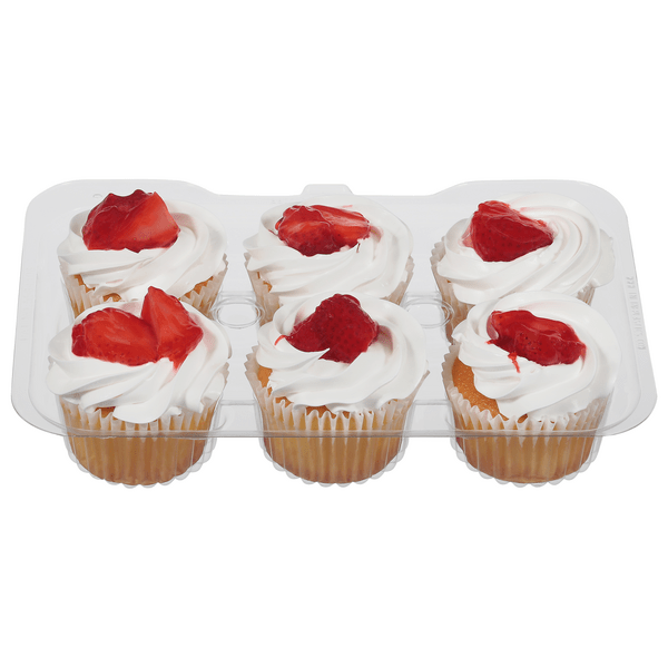 Save on Food Lion Bakery Cupcakes Strawberry 6 ct Order Online