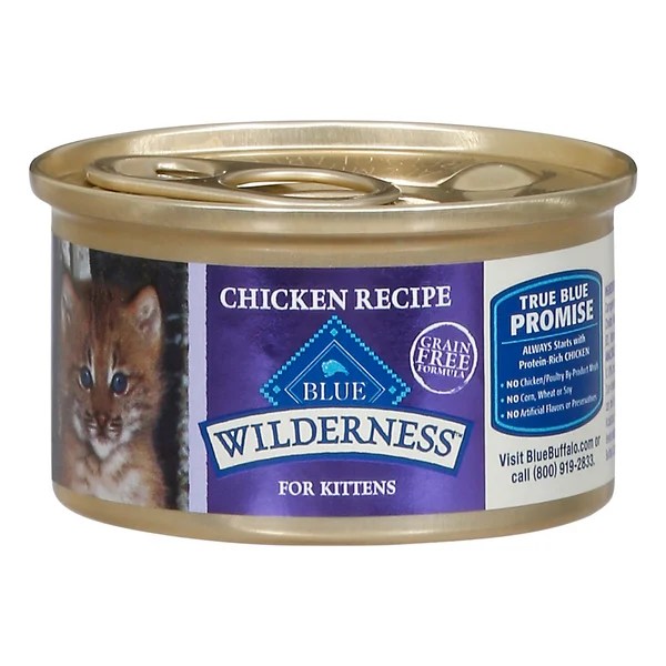 Save on BLUE Wilderness Wet Kitten Food Chicken Recipe Grain Free