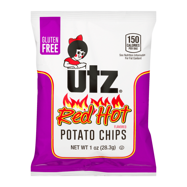Save on Utz Potato Chips Red Hot Gluten Free Order Online Delivery Food Lion
