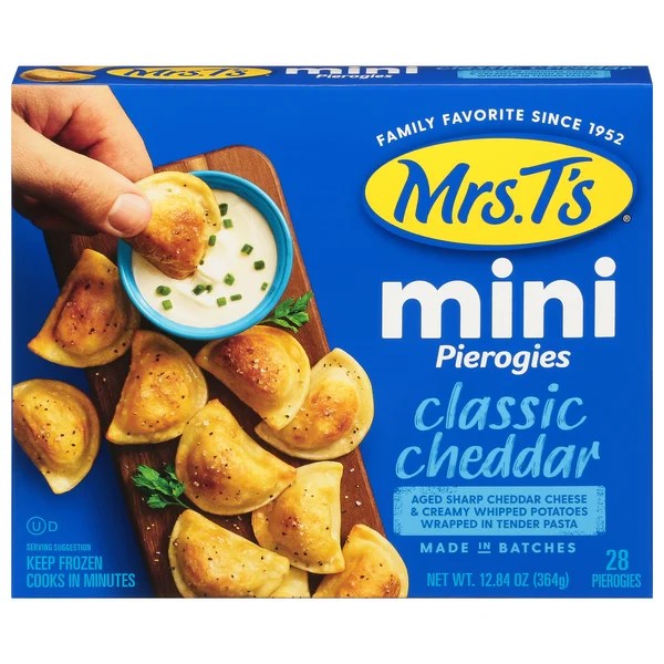 Save on Mrs. T's Pierogies Mini Classic Cheddar 28 ct Frozen Order